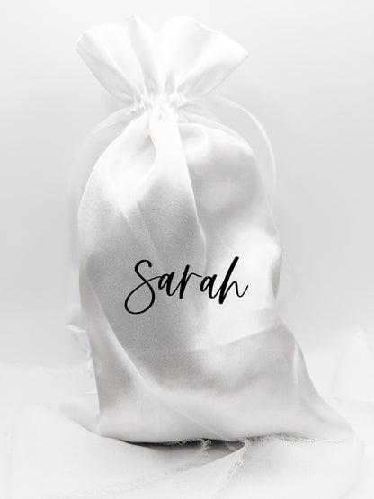 Personalized White Gift Bag