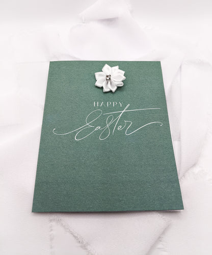 4”x5” Green Classy Easter Card