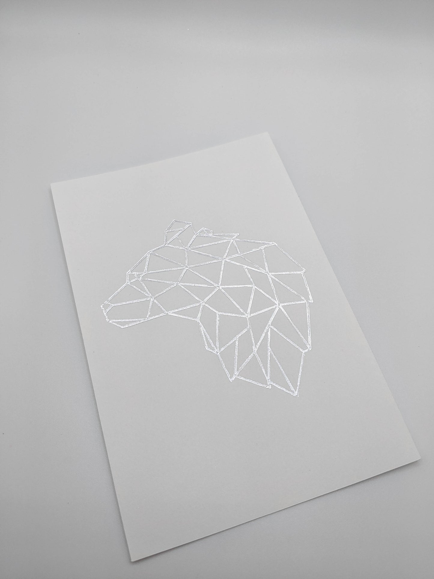 Geometric Foil Animal Art Prints