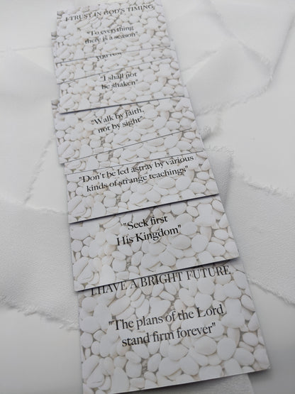 Set of 8, Bible Affirmation Cards 3