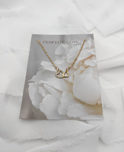 Perfect Love Double Heart Necklace