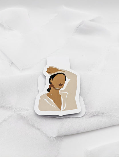 Self-Care Woman Magnetic Bookmark