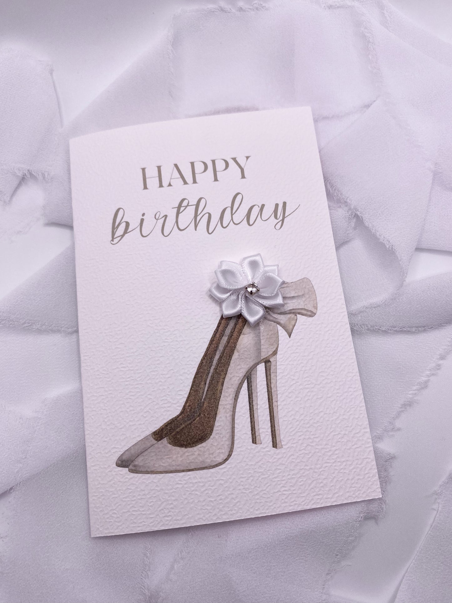 4”x6” For Her Shoe Birthday Card