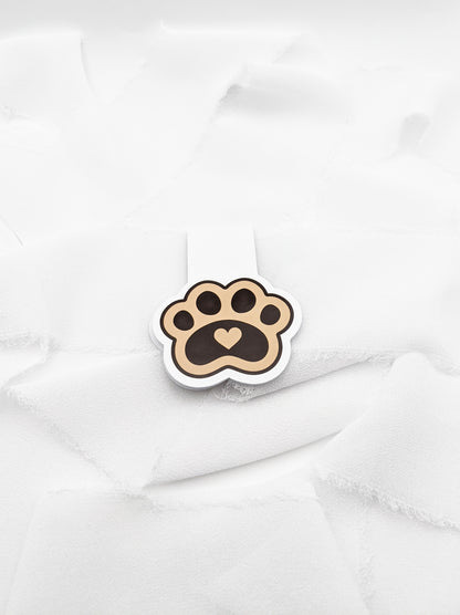 Dog Paw Magnetic Bookmark