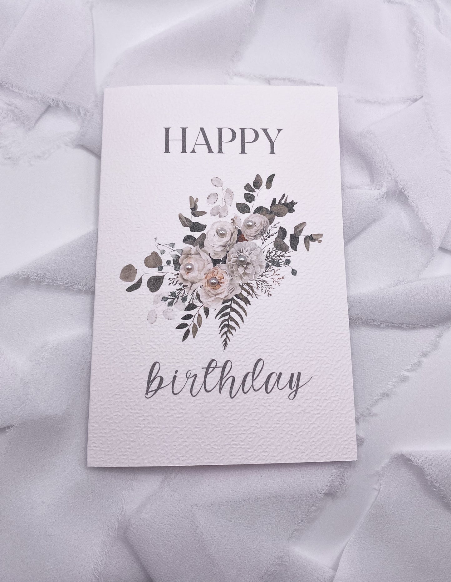 4”x6” Floral Birthday Card