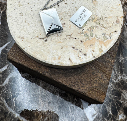 The Silver Message Custom Keychain, Personalized Silver Engraved Keychain (0.5”x3”)