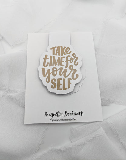 Take Time Magnetic Bookmark