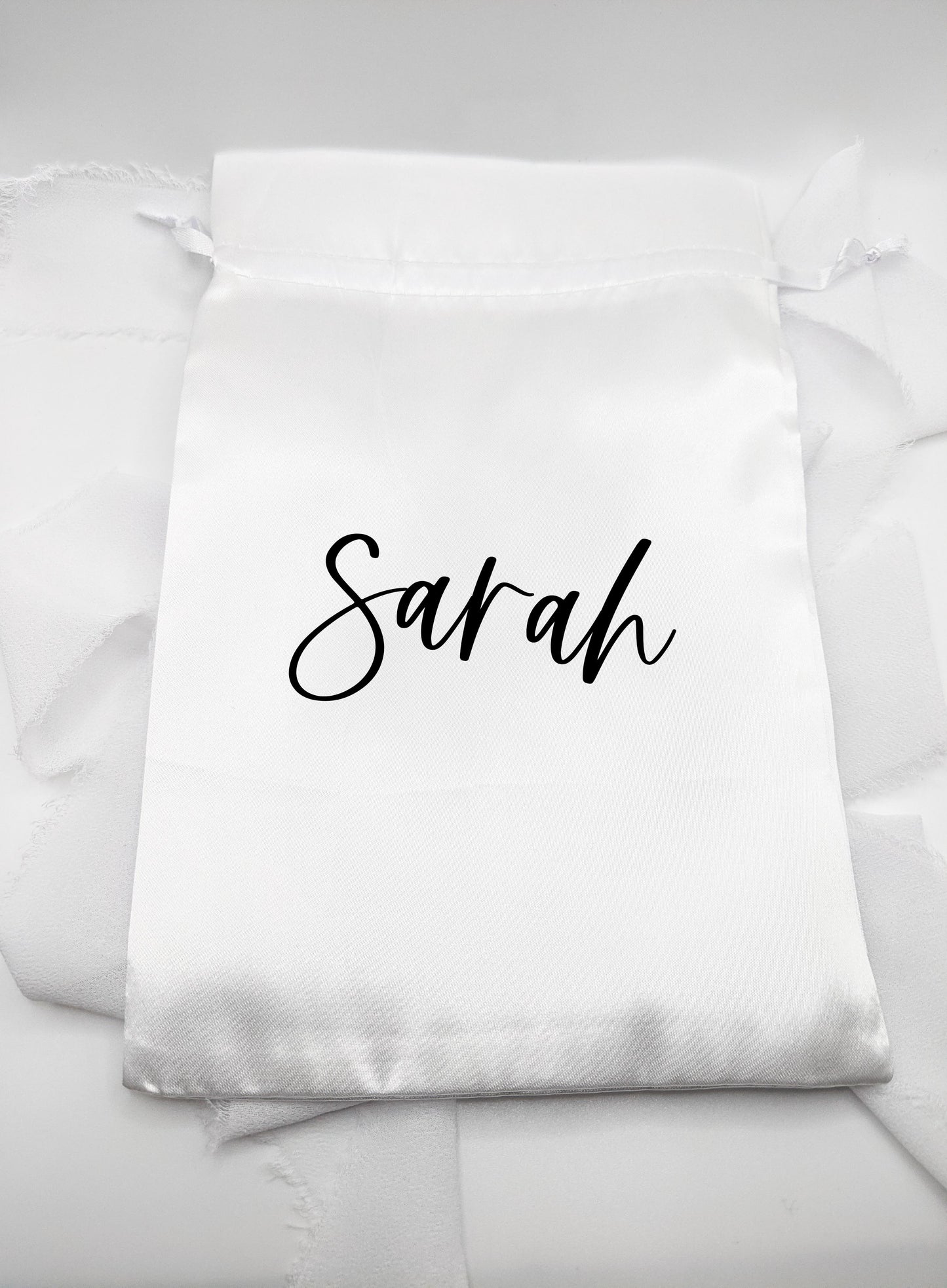 Personalized White Gift Bag