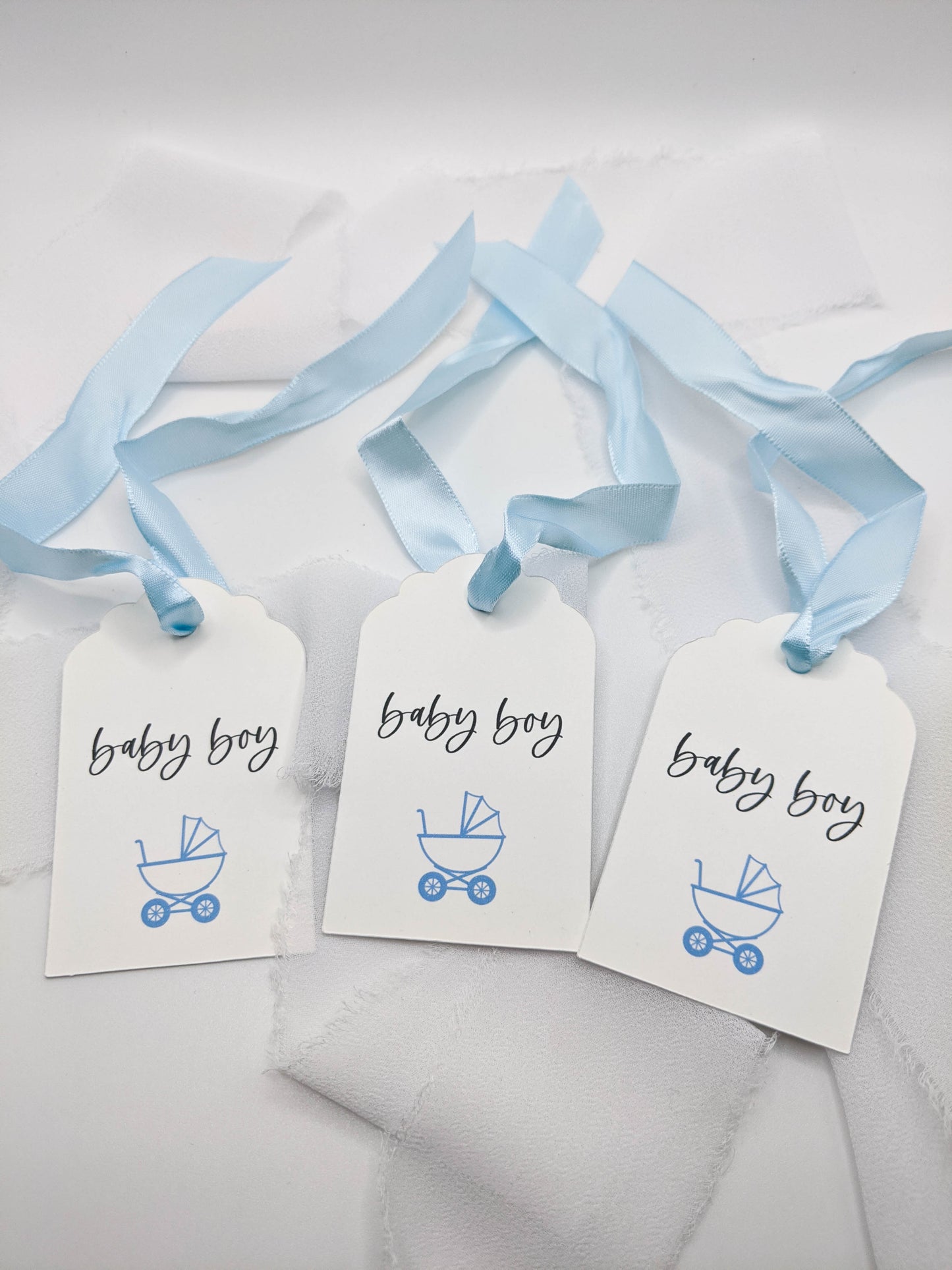 Set of 9, Baby Shower Gift Tags