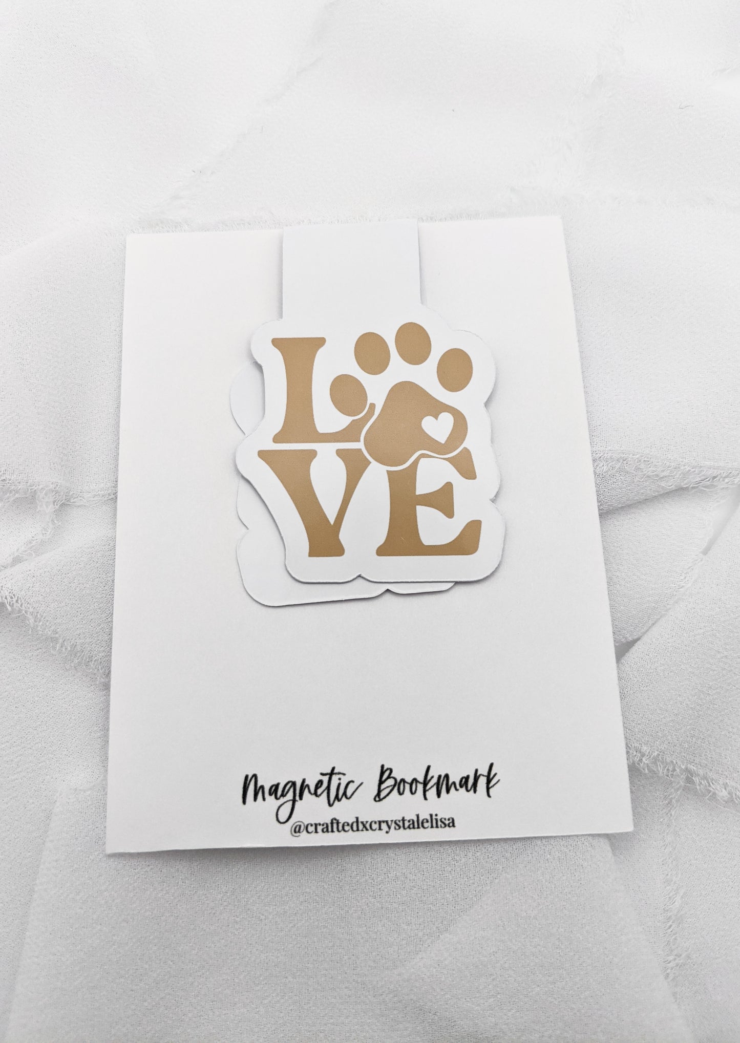 Love Paw Magnetic Bookmark