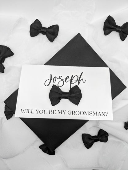 Set of 6, 5"x3" Groomsmen Proposal Cards