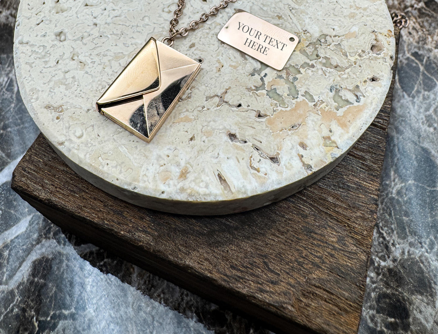 The Rose Gold Message Custom Keychain, Personalized Rose Gold Engraved Keychain (0.5”x3”)