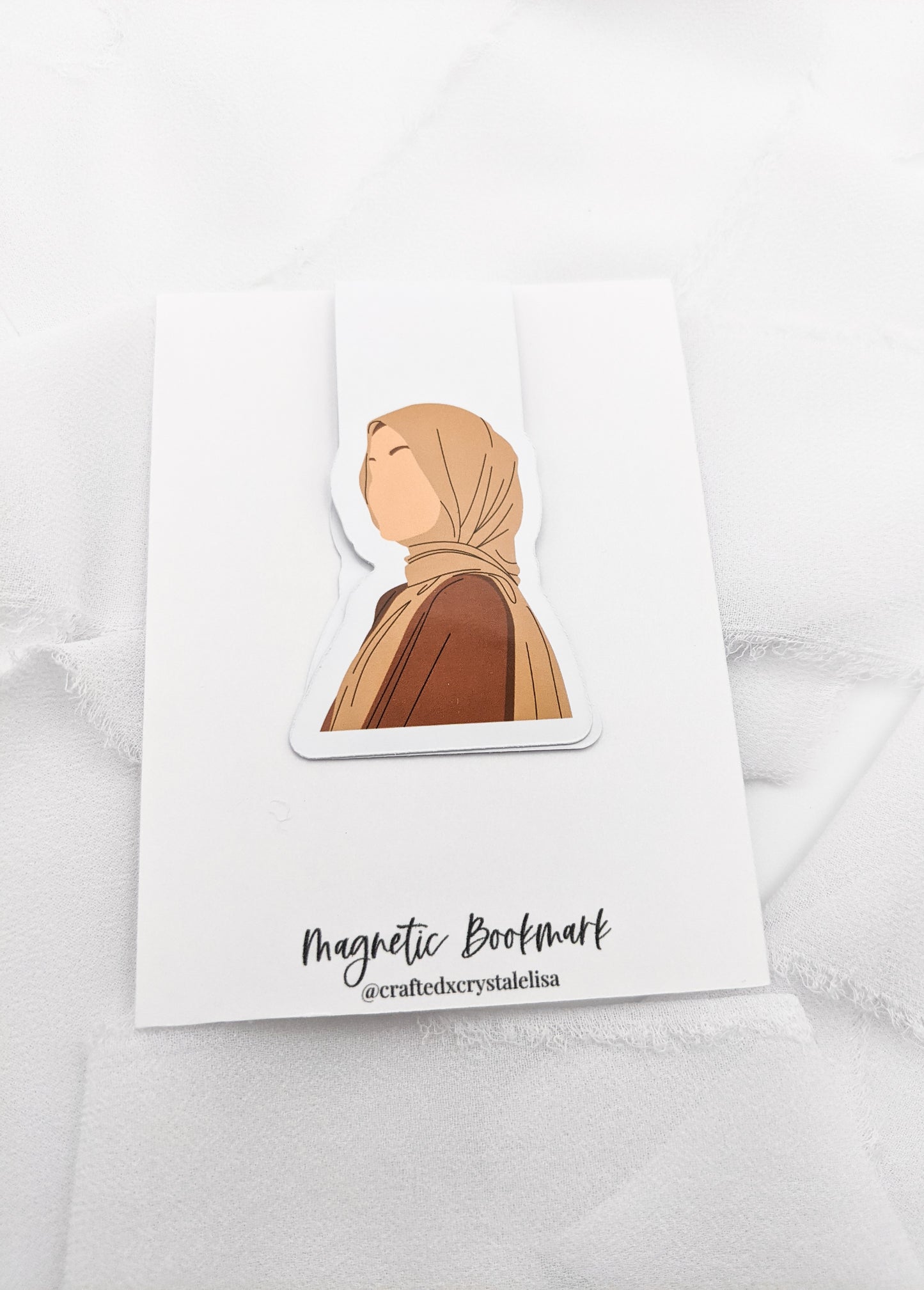 Muslim Girl Magnetic Bookmark