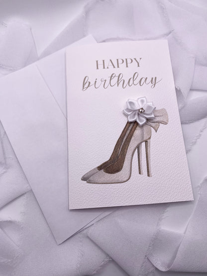 4”x6” For Her Shoe Birthday Card