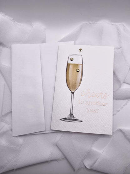 4”x6” Cheers New Year’s Card