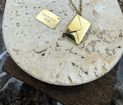 The Golden Message Custom Keychain, Personalized Gold Engraved Keychain (0.5”x3”)