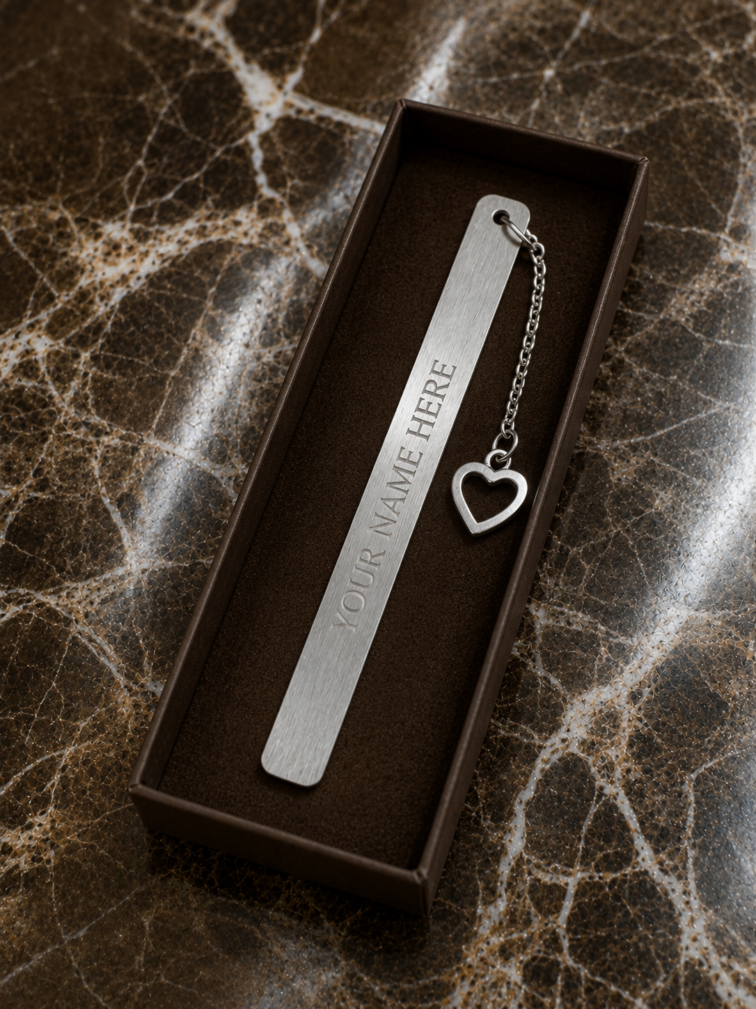 Personalized Metal Bookmark, Custom Engraved Bookmark, | Gift for Book Lovers, Gold or Silver Bookmark (5” x 0.4”)
