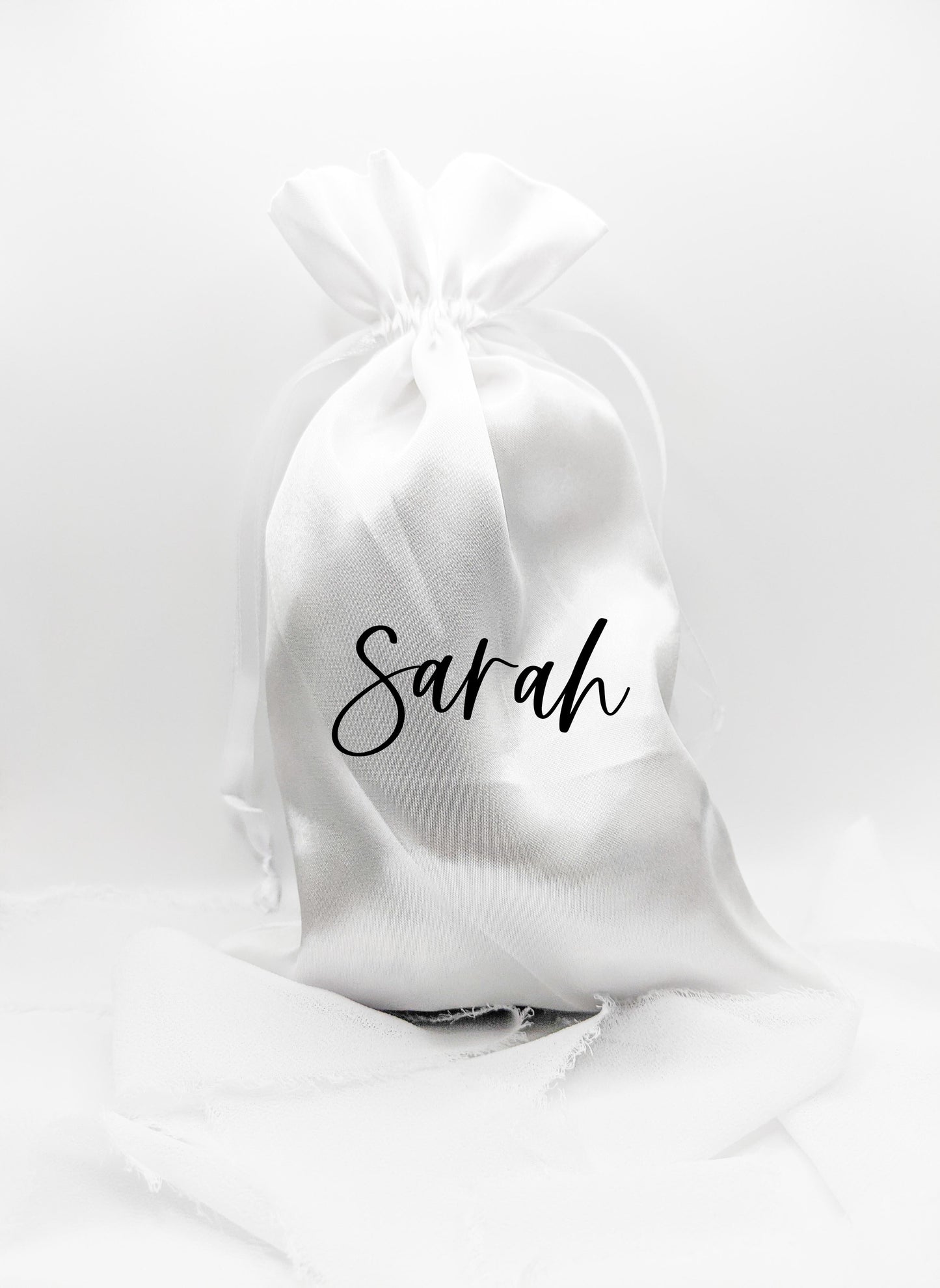 Personalized White Gift Bag