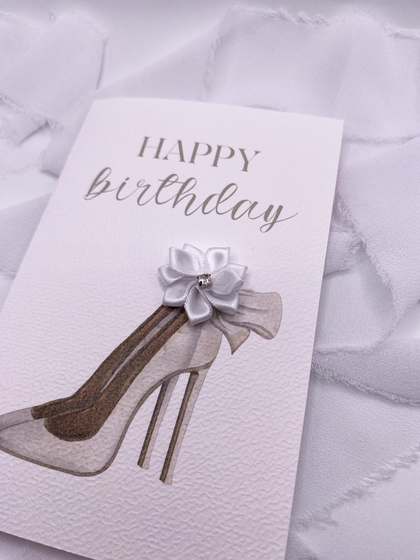 4”x6” For Her Shoe Birthday Card