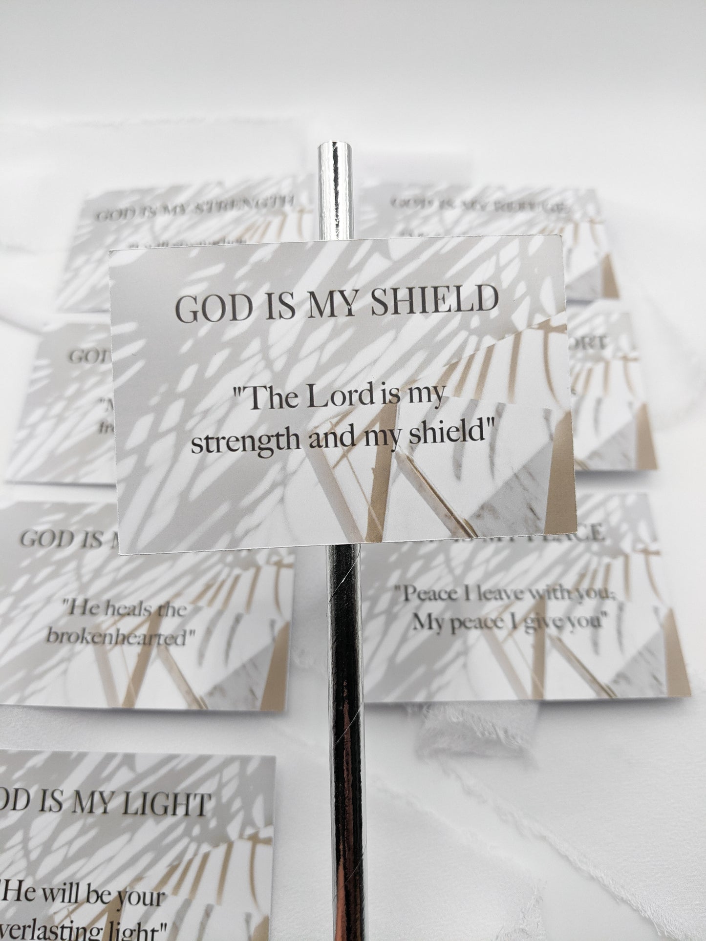 Set of 8, Bible Affirmation Cards 2