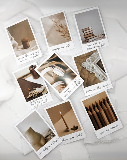 Minimal Bible Polaroids