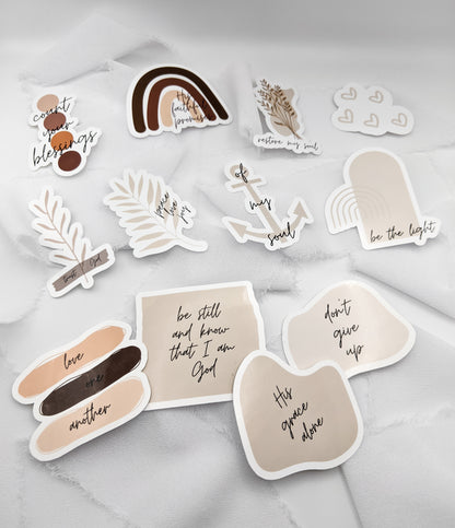 Minimal Bible Sticker Pack