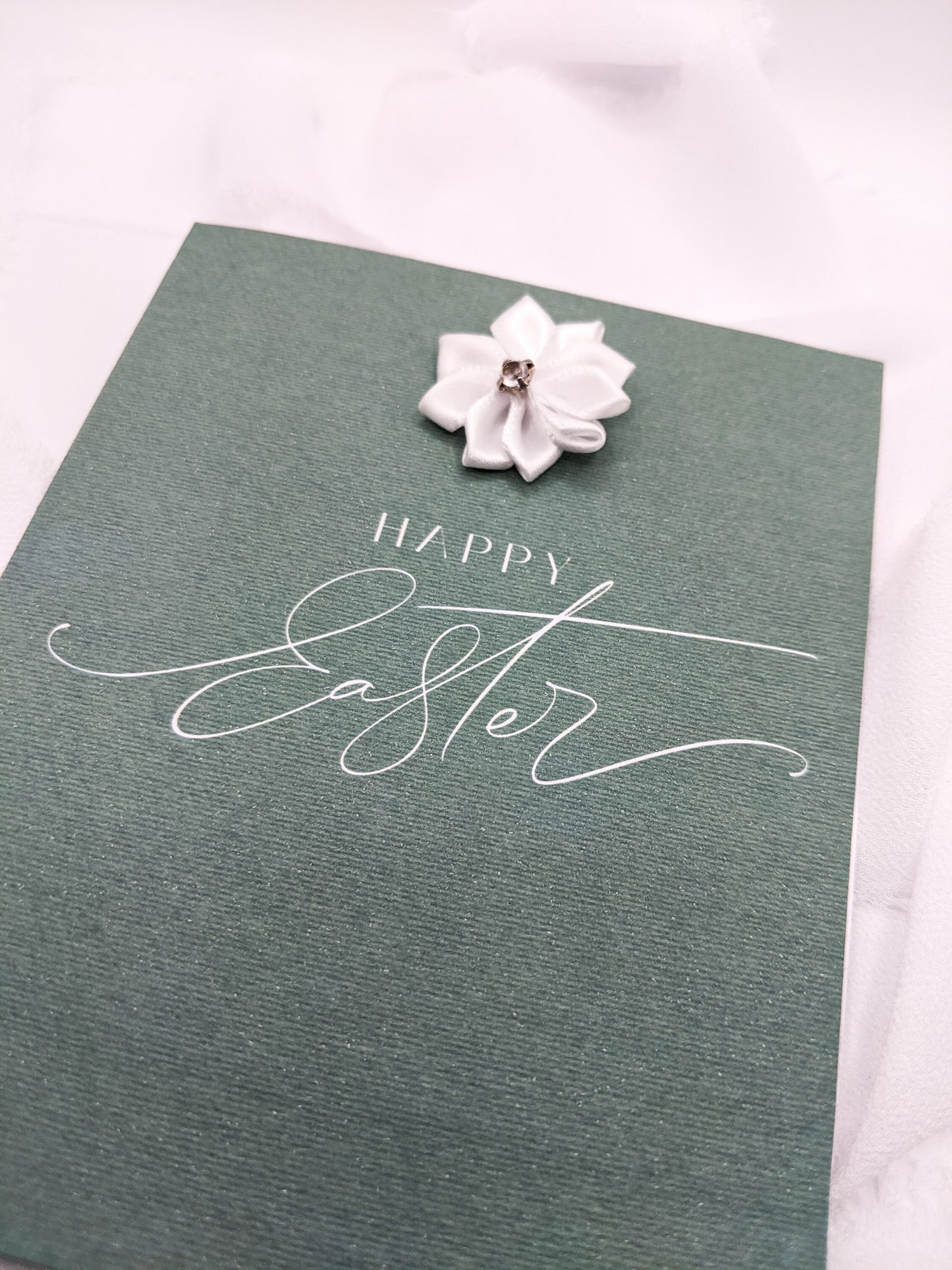 4”x5” Green Classy Easter Card