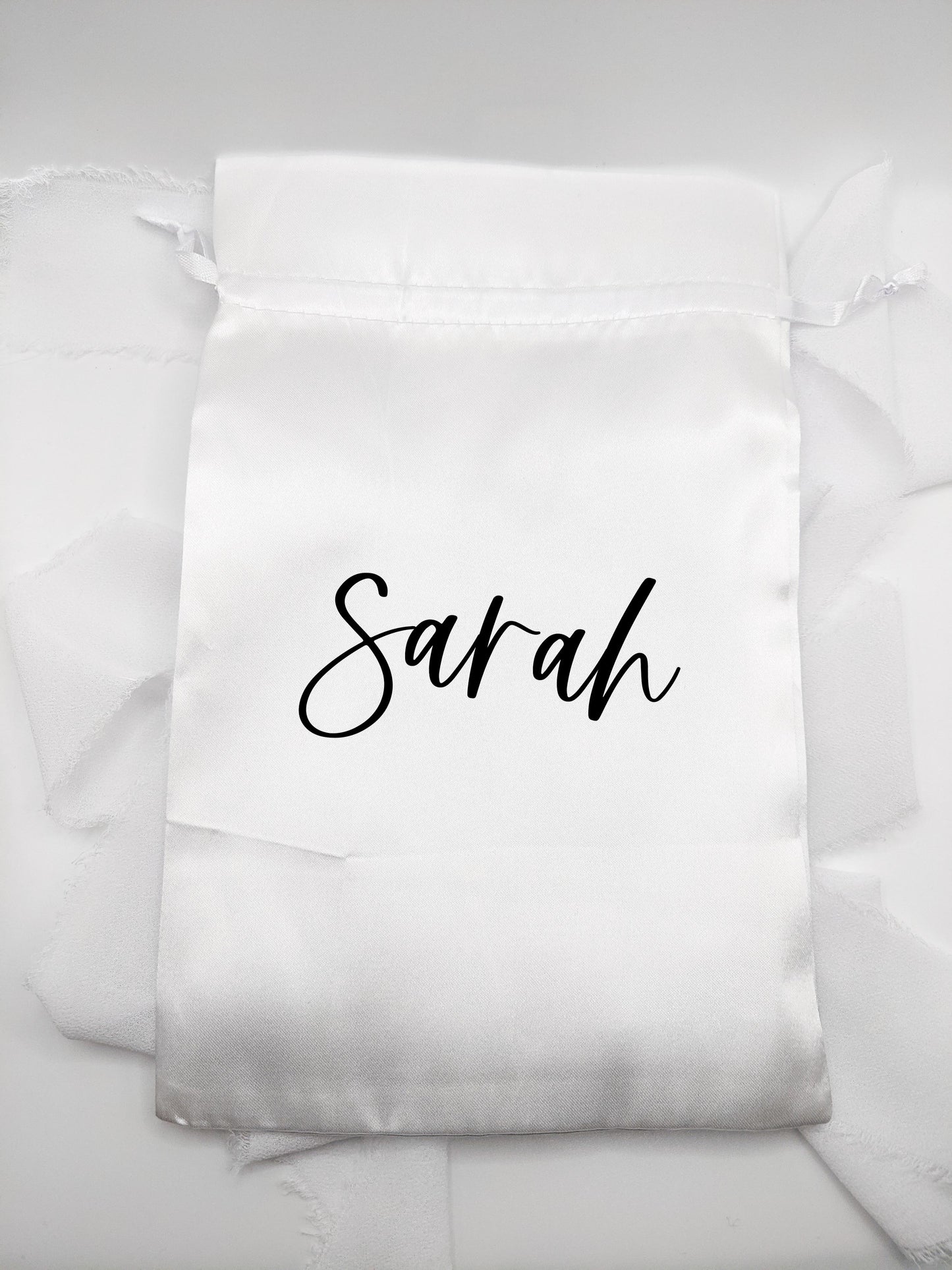 Personalized White Gift Bag