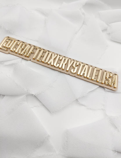 Custom Acrylic Watermark Sign for Small Business, Personalized Logo Display for Photos