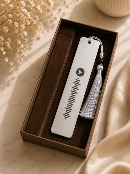 Personalized Metal Bookmark, Custom Engraved Bookmark, | Gift for Book Lovers, Gold or Silver Bookmark (5” x 1”)