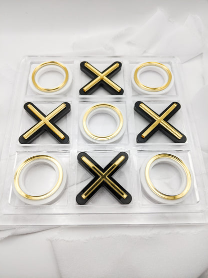 Custom Acrylic Tic Tac Toe Game, Personalized Game Gift