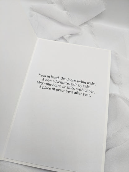 4"x6" New Homeowner Embossed Card