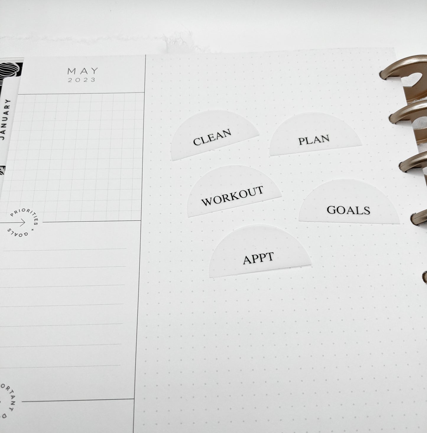 Vellum Planner Sticky Notes