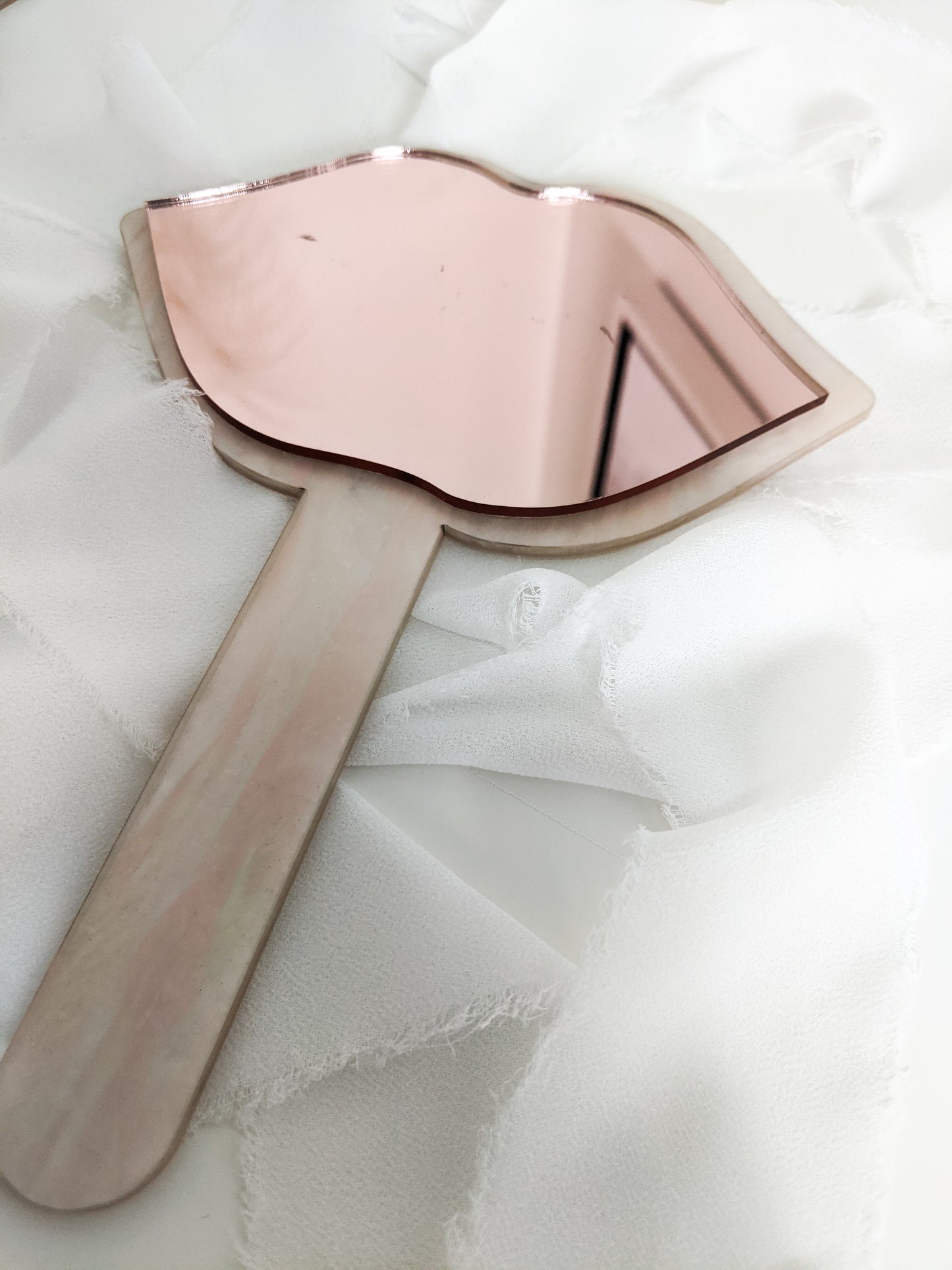 Custom Lip Tech Hand Mirror, Personalized Mirror for Lip Blush & PMU Artists