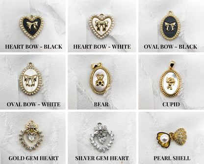 Custom Acrylic Bookmark with Charm, Personalized Name Bookmark