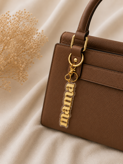 Mama Acrylic Keychain, Personalized Gift for Mom