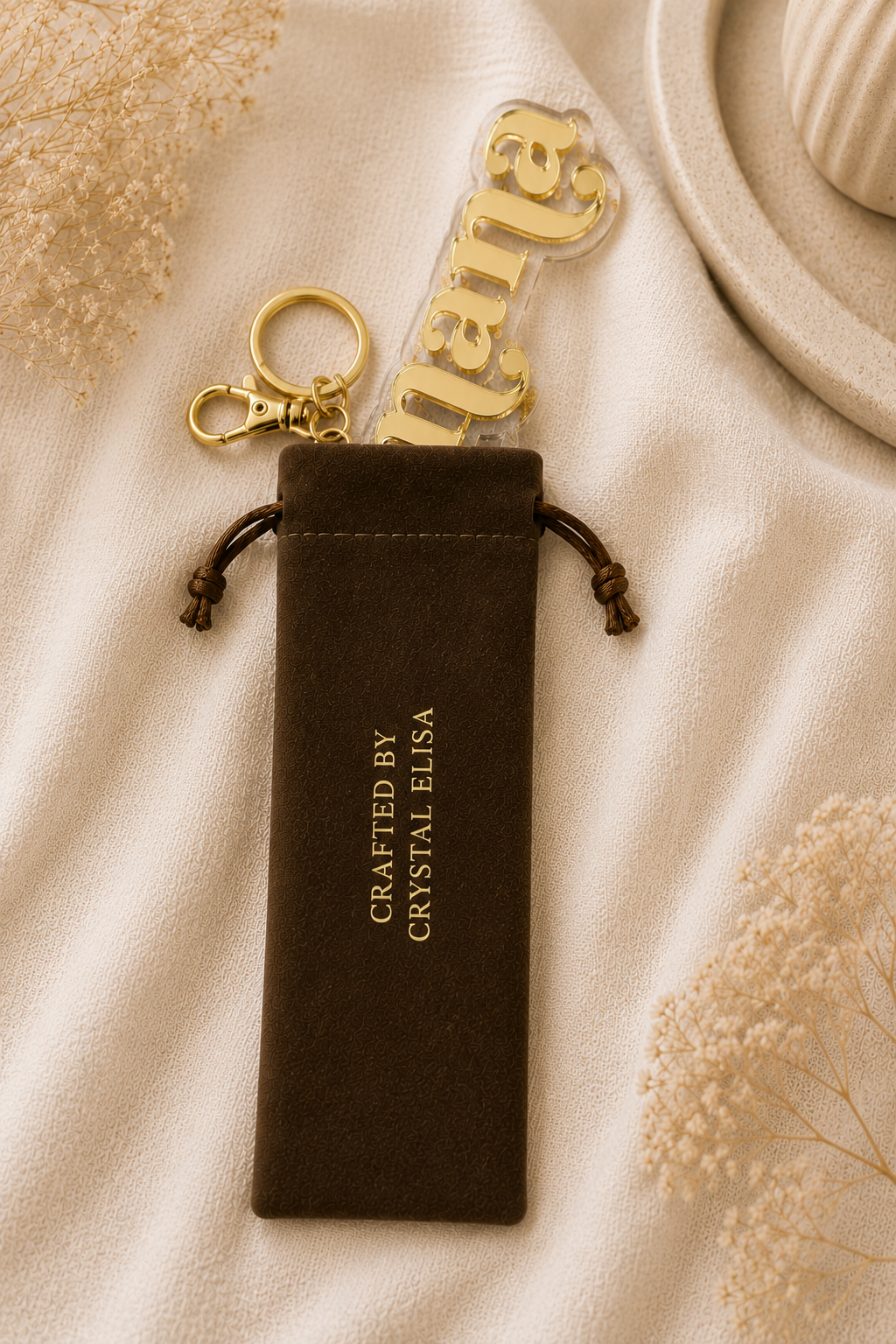 Mama Acrylic Keychain, Personalized Gift for Mom