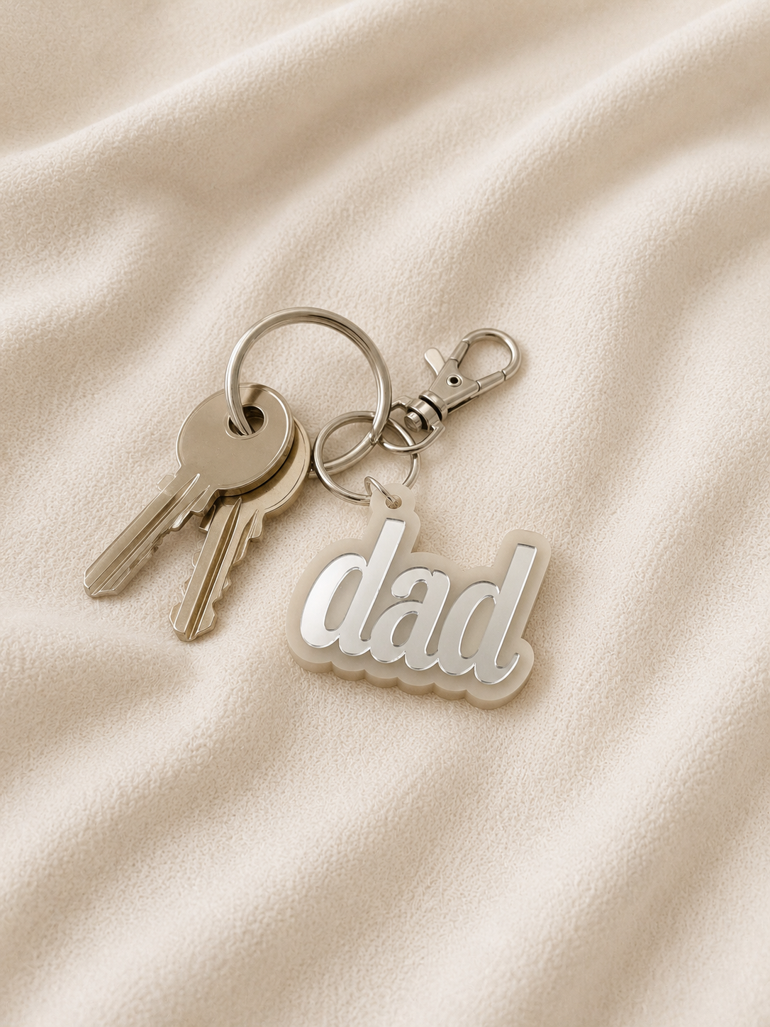 Dad Acrylic Keychain, Personalized Gift for Dad