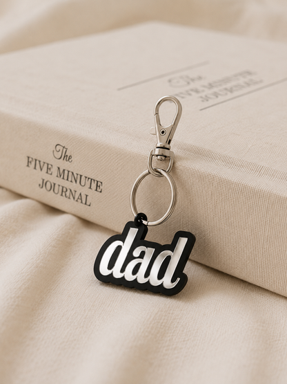 Dad Acrylic Keychain, Personalized Gift for Dad