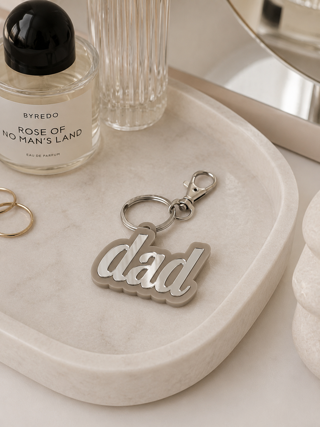 Dad Acrylic Keychain, Personalized Gift for Dad