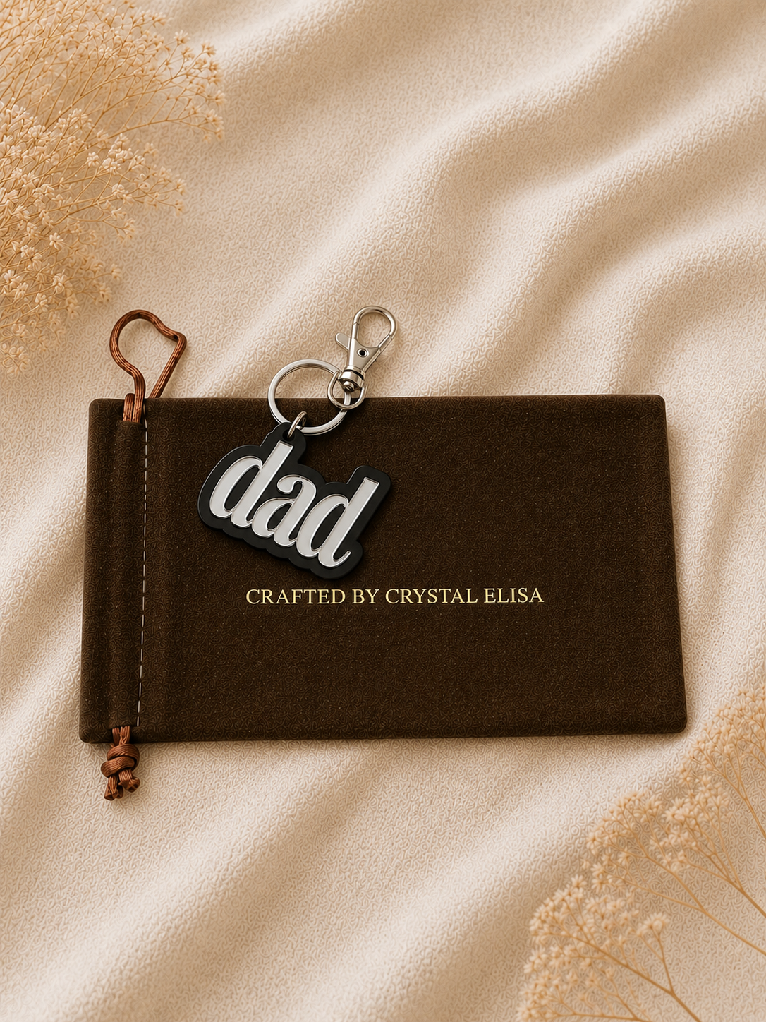 Dad Acrylic Keychain, Personalized Gift for Dad