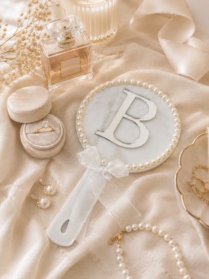 Personalized Bridal Hand Mirror