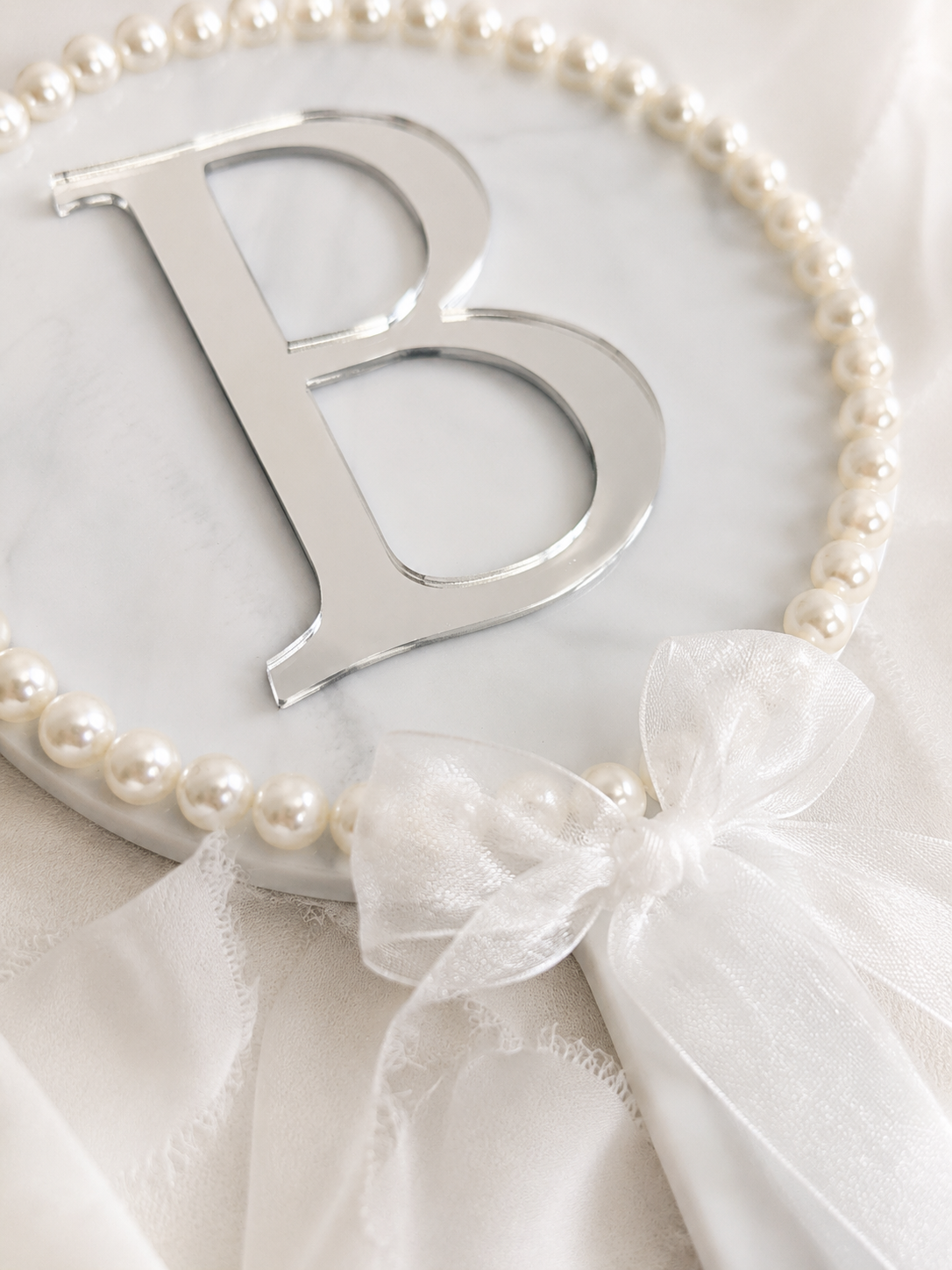 Personalized Bridal Hand Mirror