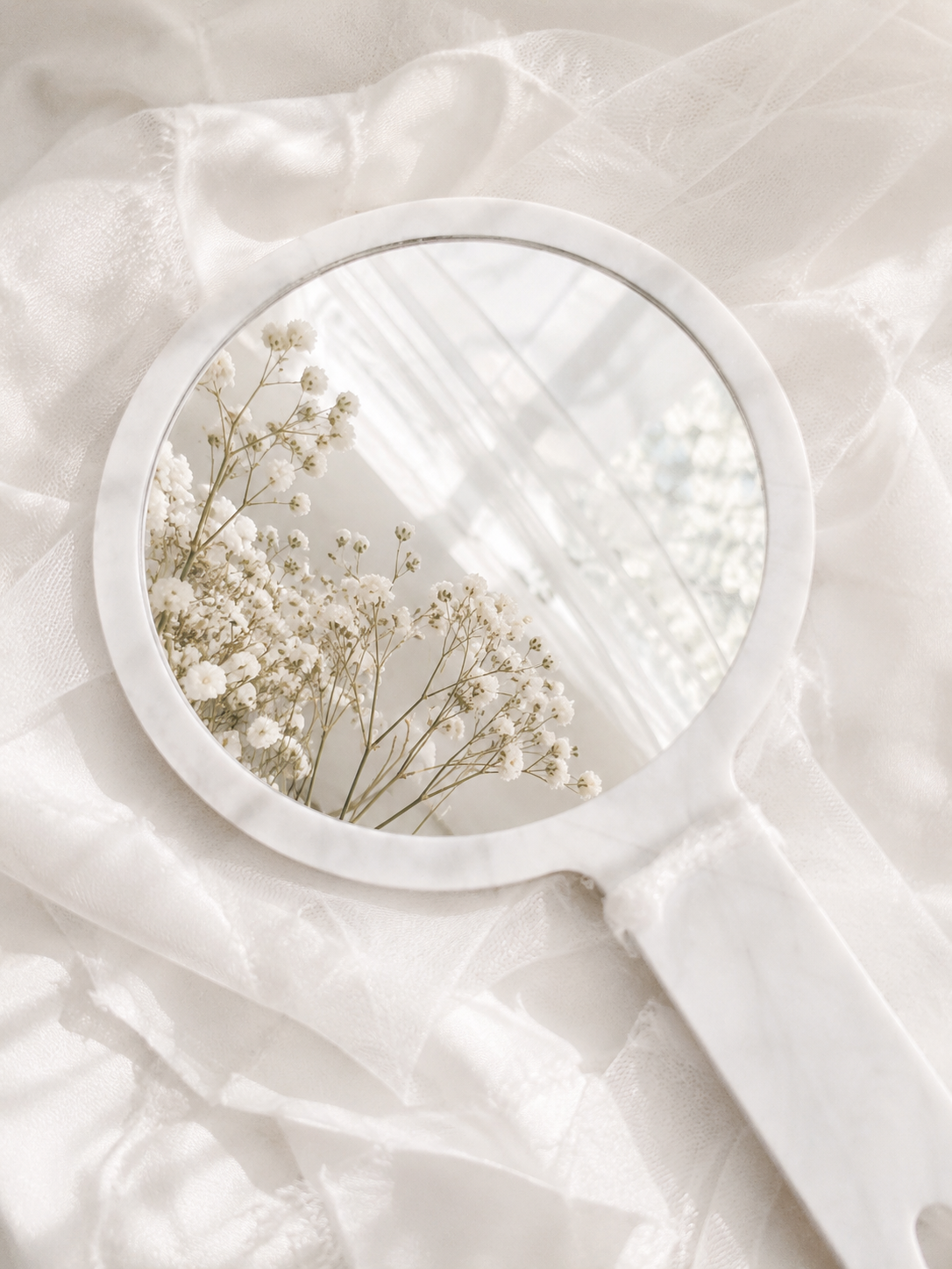Personalized Bridal Hand Mirror