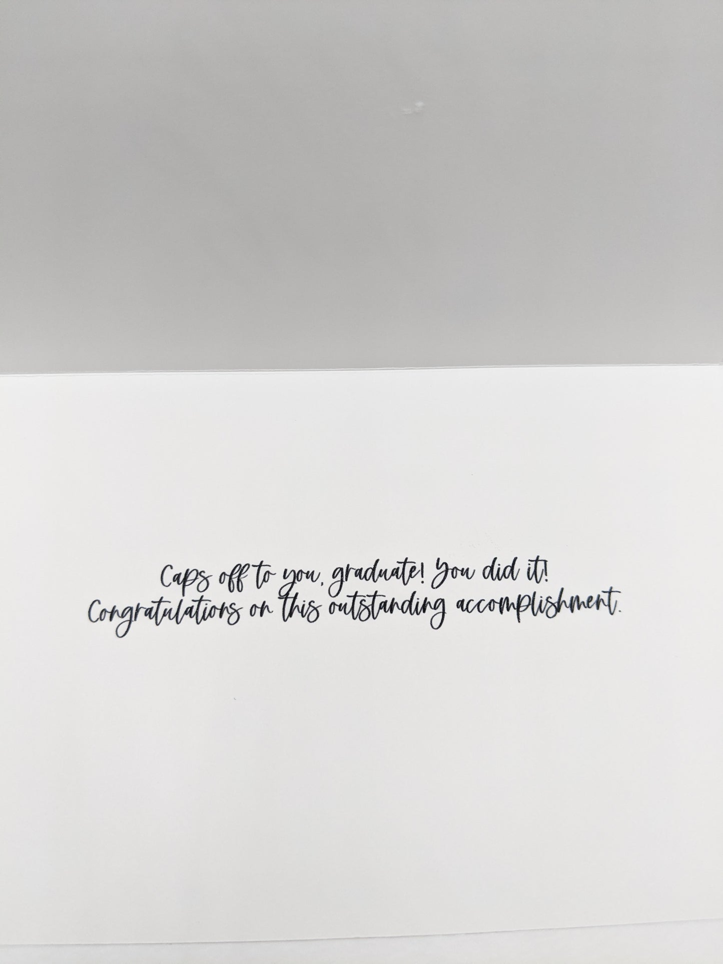 4"x6" You Did It Graduation Card