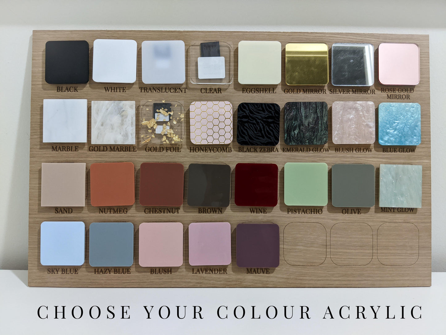 Acrylic Nail Photo Prop, Custom Round Display for Nail Techs