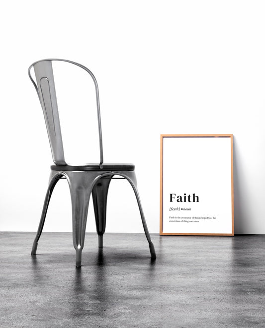 8.5" x 11" Faith Bible Definition Print