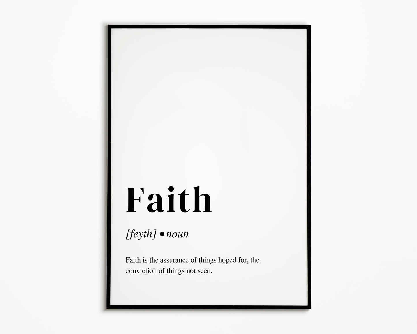 8.5" x 11" Faith Bible Definition Print