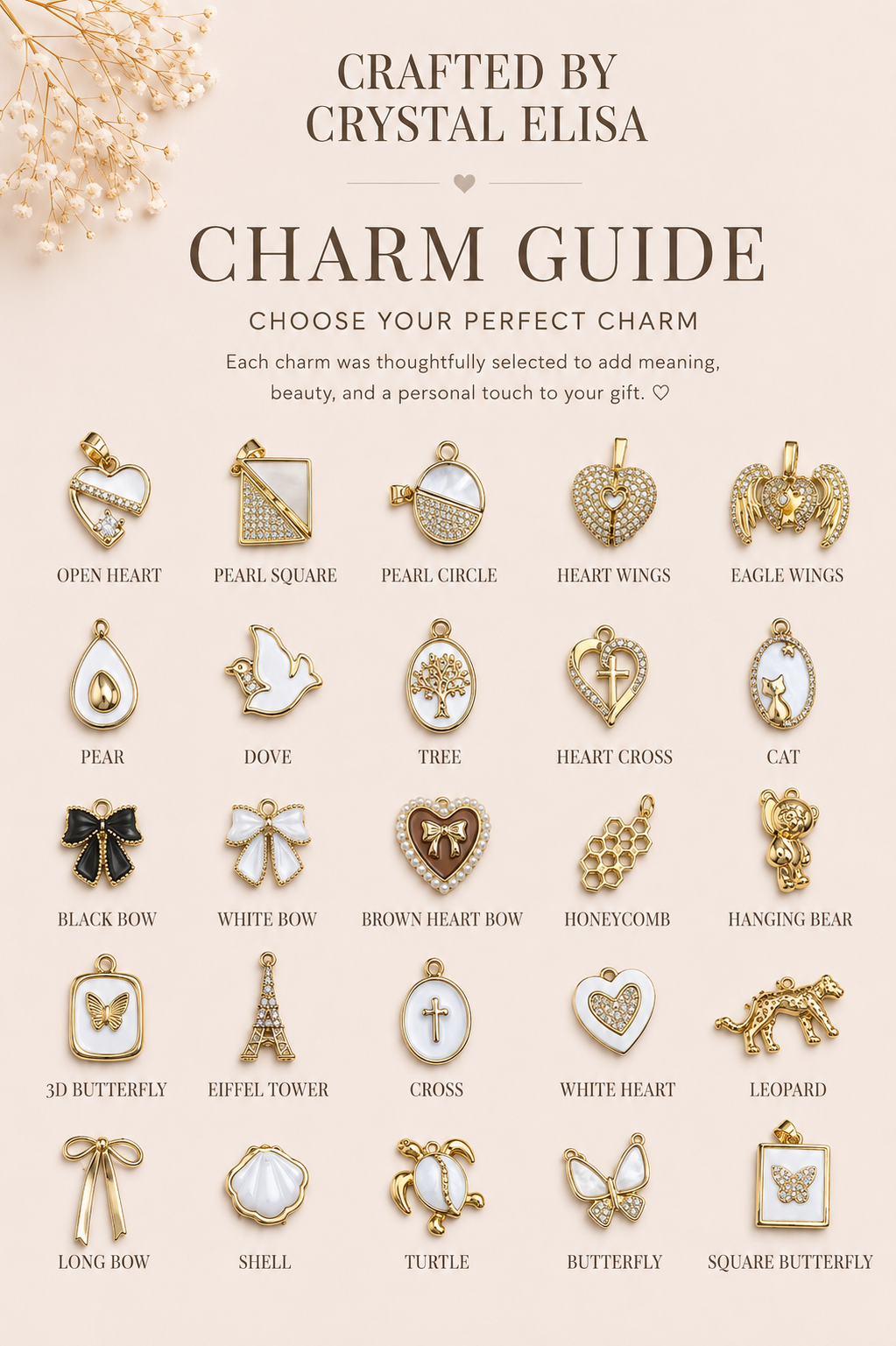 Gold Bag Charm, Purse Accessory, Handbag Charm