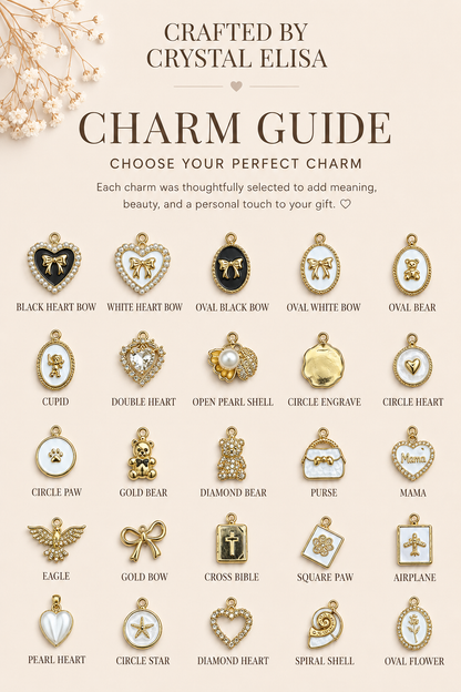 Gold Bag Charm, Purse Accessory, Handbag Charm